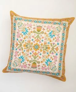 Natural Life HOME & LIVING Border Print Stitch Euro Sham 11 Natural Life HOME & LIVING Border Print Stitch Euro Sham