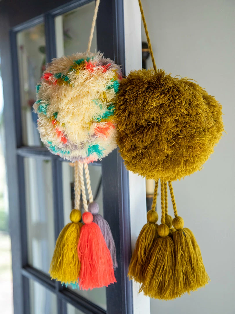 Natural Life Back To Campus Jumbo Pom Pom Tassel 17 Natural Life Back To Campus Jumbo Pom Pom Tassel