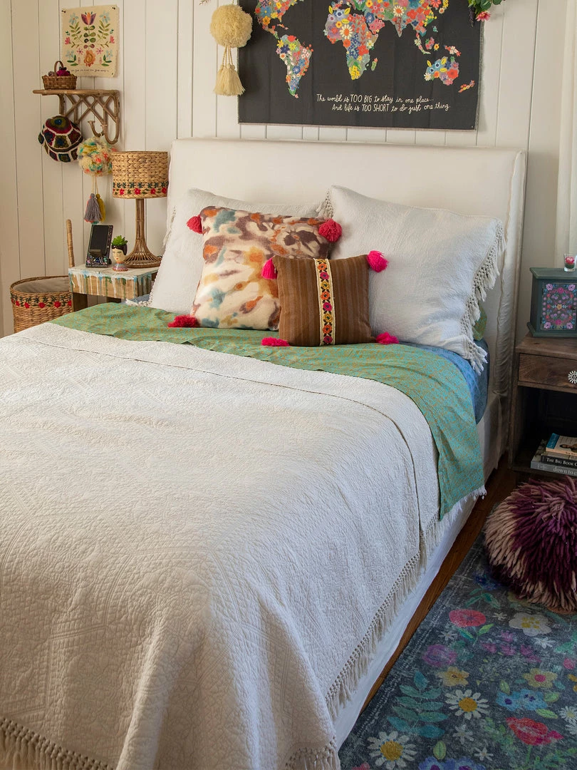 Natural Life Back To Campus Matelasse Coverlet 5 Natural Life Back To Campus Matelasse Coverlet