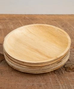 Natural Life Palm Leaf Plate Set Of 12
