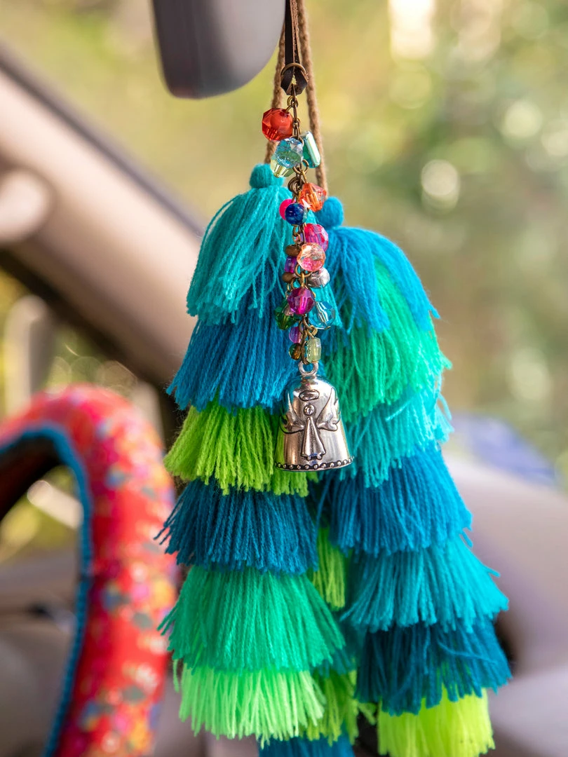 Natural Life Blessing Bell Car Charm 6 Natural Life Blessing Bell Car Charm
