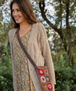 Natural Life Crochet Crossbody Bag Back To Campus