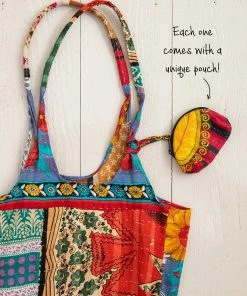 Natural Life Slouchy Kantha Tote NEW & TRENDING 8 Natural Life Slouchy Kantha Tote NEW & TRENDING