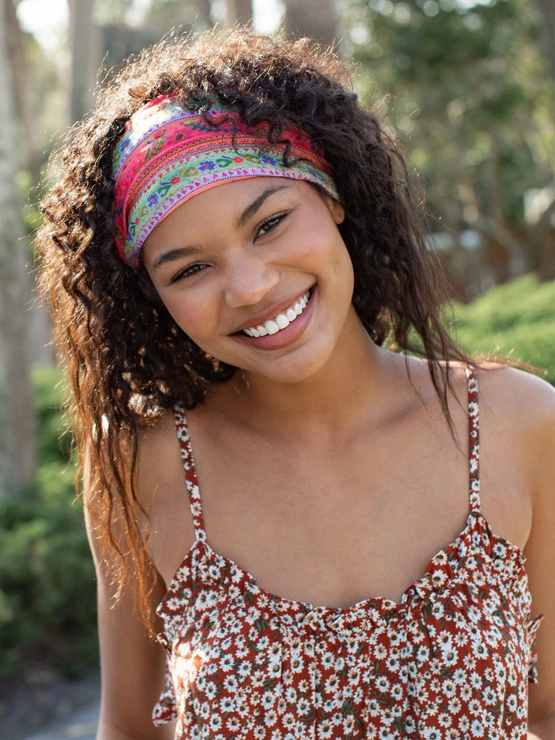 Natural Life Border Print Half Boho Bandeau 12 Natural Life Border Print Half Boho Bandeau