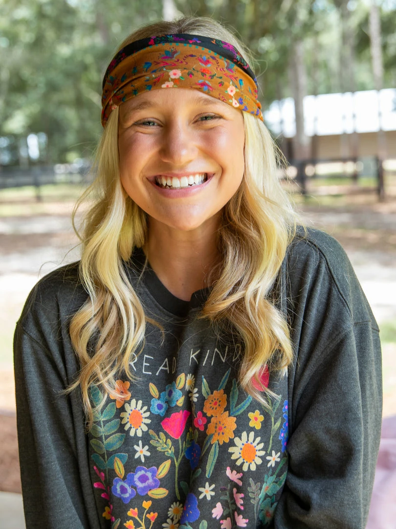 Natural Life Border Print Half Boho Bandeau 21 Natural Life Border Print Half Boho Bandeau