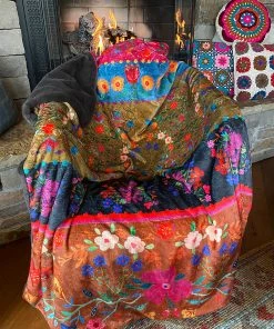 Natural Life Back To Campus Faux Fur Blanket