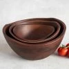 Natural Life Mango Wood Bowl Set