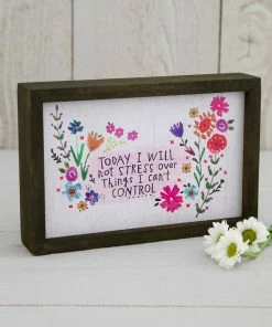 Natural Life Back To Campus Bungalow Box Sign