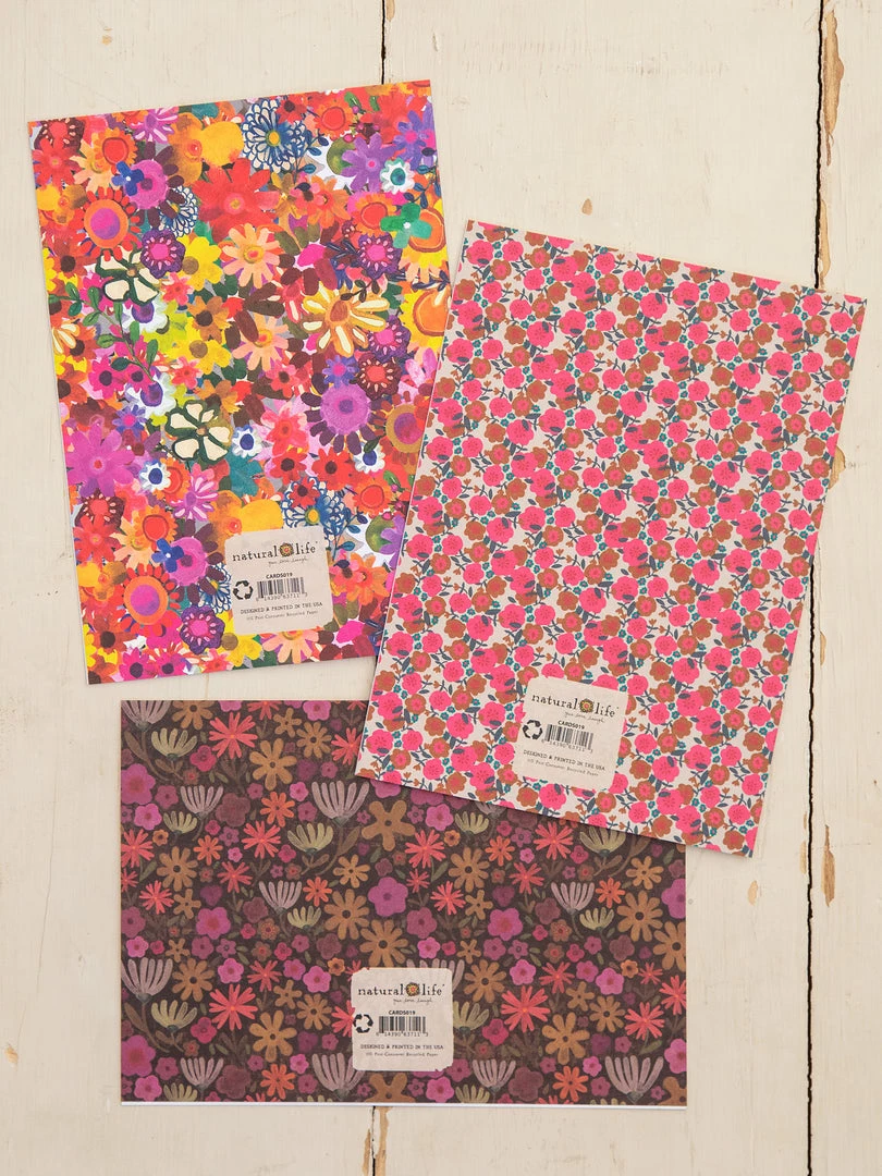 Natural Life Set Of 3 Greeting Cards 15 Natural Life Set Of 3 Greeting Cards