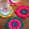 Natural Life Crochet Coaster Set 2 Natural Life Crochet Coaster Set