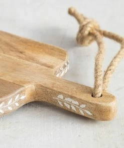 Natural Life Hand Carved Bread Board 9 Natural Life Hand Carved Bread Board