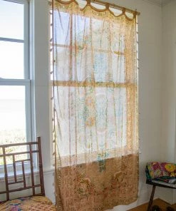 Natural Life Printed Curtain Panel