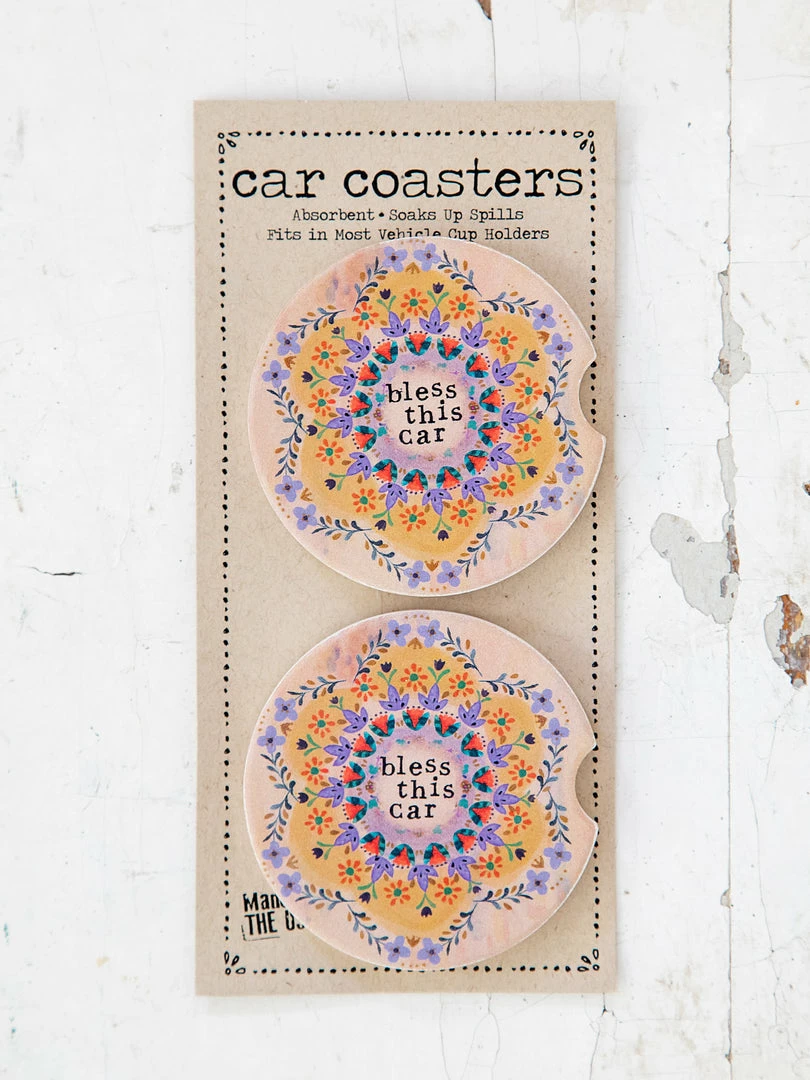 Natural Life Car Coasters 15 Natural Life Car Coasters