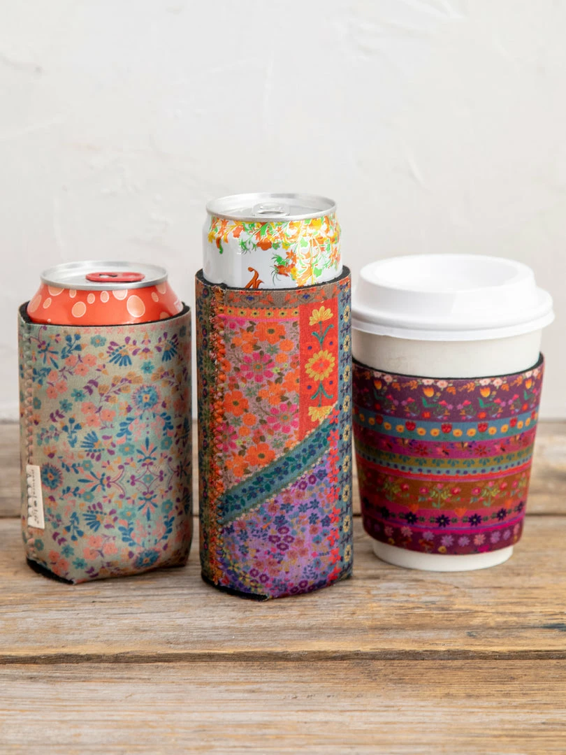 Natural Life NEW & TRENDING Set Of 3 Drink Cozies 4 Natural Life NEW & TRENDING Set Of 3 Drink Cozies