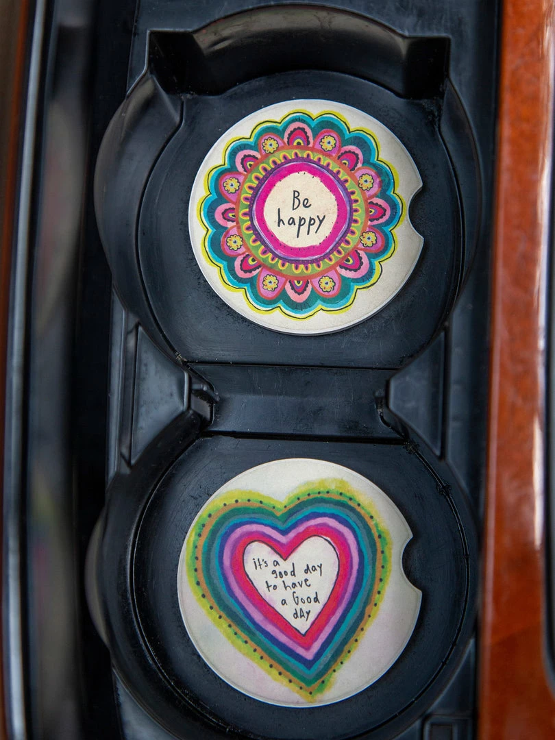 Natural Life Car Coasters 4 Natural Life Car Coasters