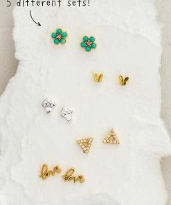 Natural Life ACCESSORIES Perfect Tiny Stud Set