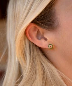 Natural Life Millefiori Bead Studs SUMMER SHOP 18 Natural Life Millefiori Bead Studs SUMMER SHOP