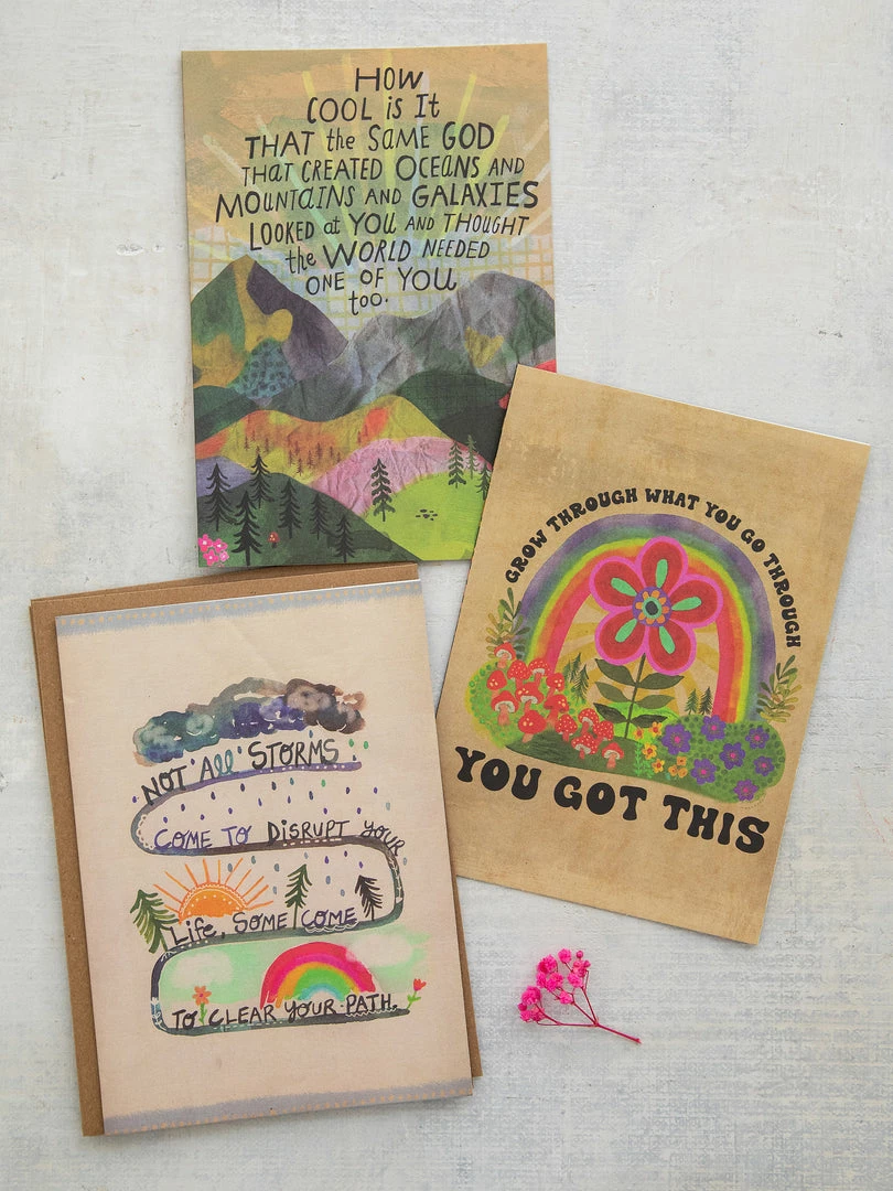 Natural Life Set Of 3 Greeting Cards 13 Natural Life Set Of 3 Greeting Cards
