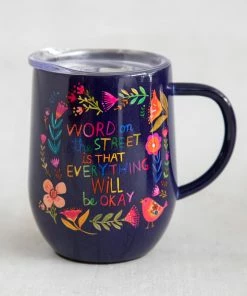 Natural Life Back To Campus Stainless Steel Coffee Tumbler