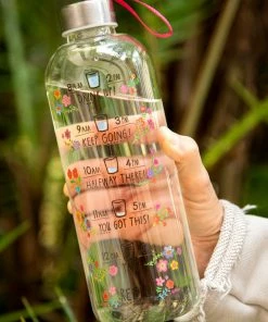 Natural Life Glass Water Bottle