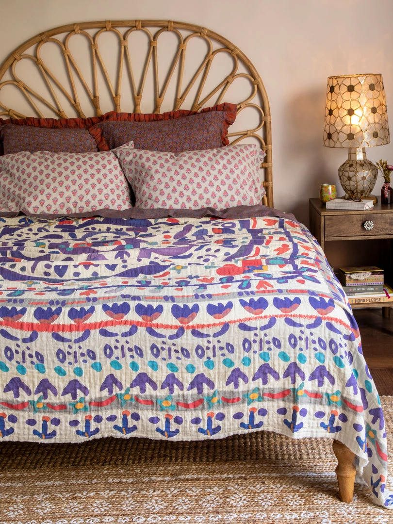 Natural Life Back To Campus Gauze Coverlet 3 Natural Life Back To Campus Gauze Coverlet