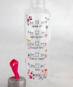 Natural Life Glass Water Bottle