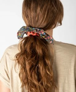 Natural Life Mixed Print Tie Scrunchie 10 Natural Life Mixed Print Tie Scrunchie