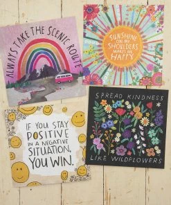 Natural Life Happy Notes Poster Book Back To Campus