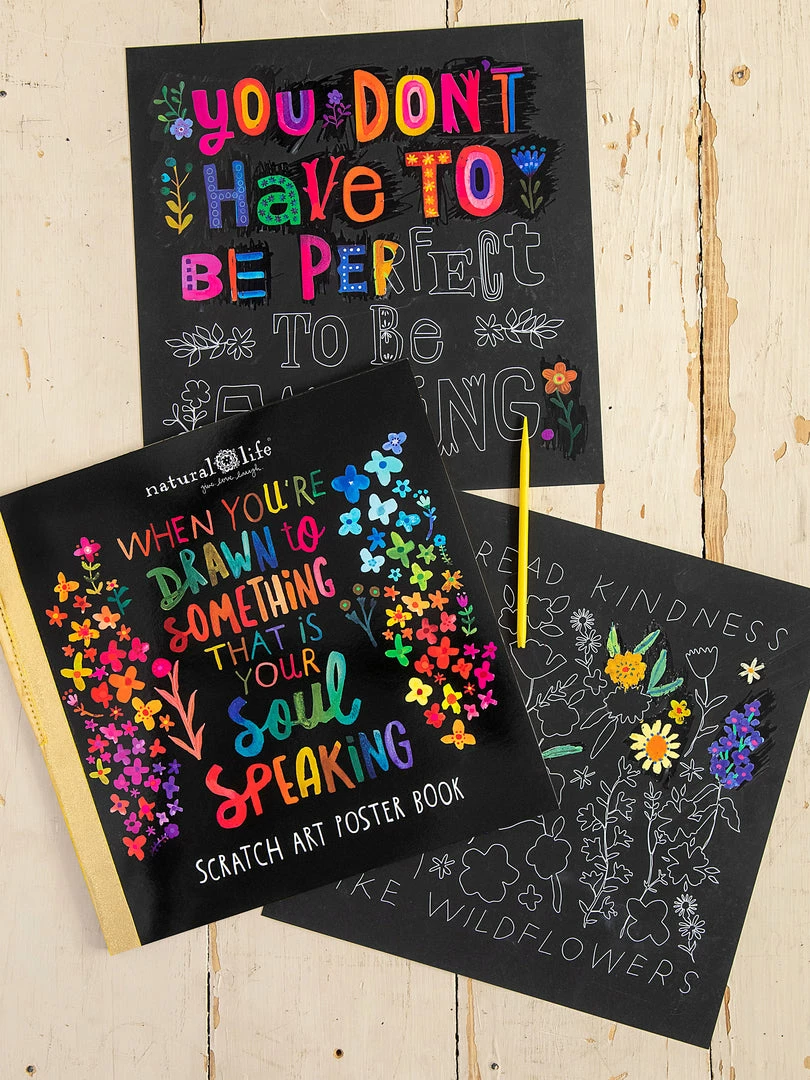 Natural Life Scratch Art Poster Book 3 Natural Life Scratch Art Poster Book