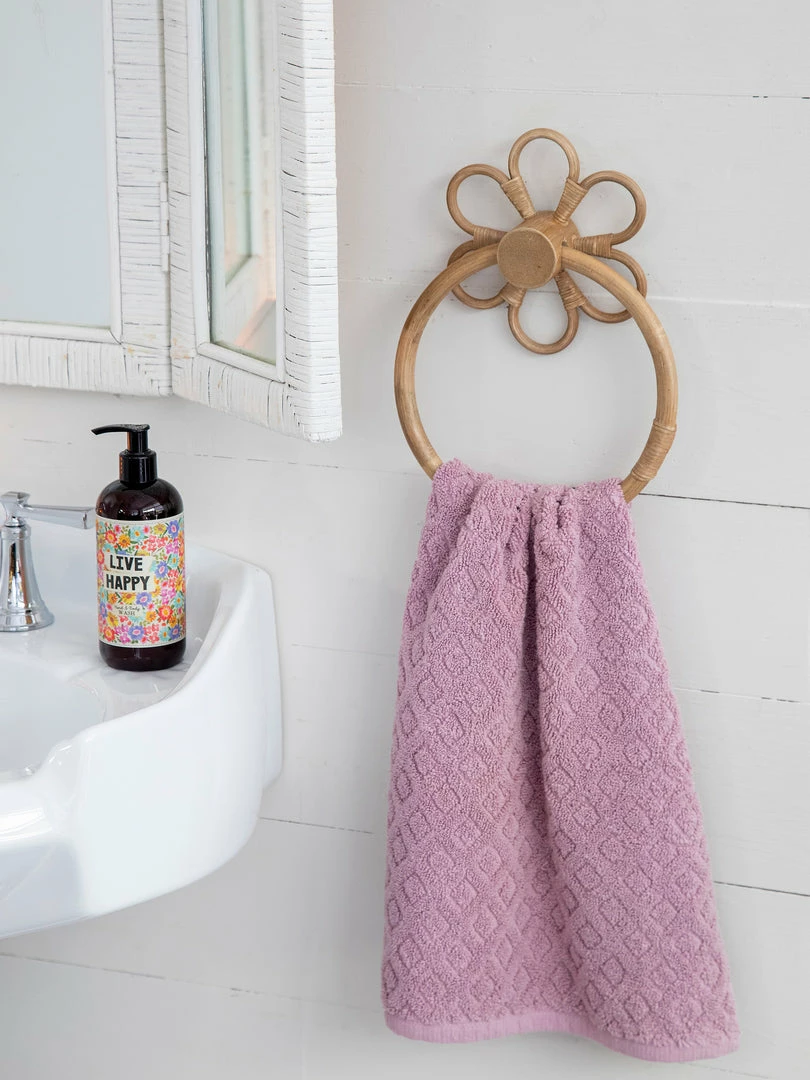 Natural Life Floral Rattan Towel Ring Back To Campus 3 Natural Life Floral Rattan Towel Ring Back To Campus