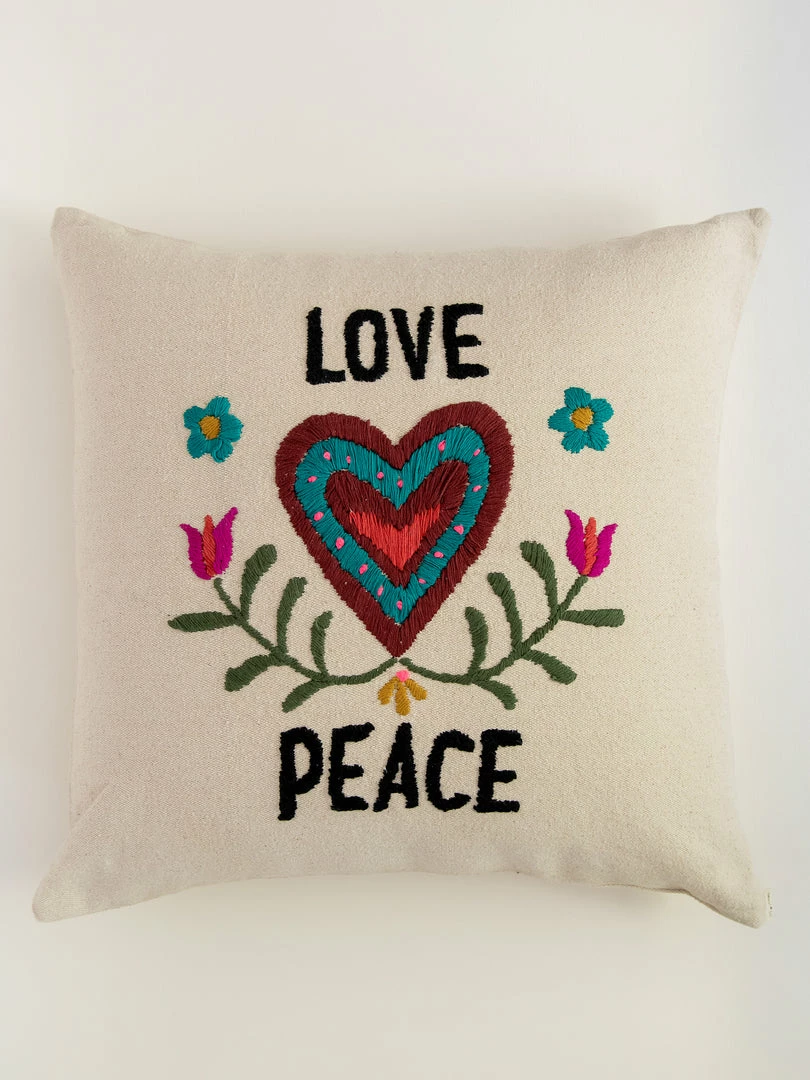 Natural Life Hand Embroidered Pillow NEW & TRENDING 5 Natural Life Hand Embroidered Pillow NEW & TRENDING
