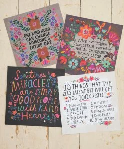 Natural Life Happy Notes Poster Book Back To Campus