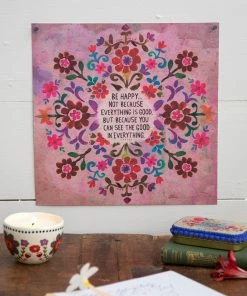 Natural Life Happy Notes Poster Book Back To Campus