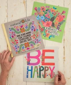 Natural Life Happy Notes Poster Book Back To Campus