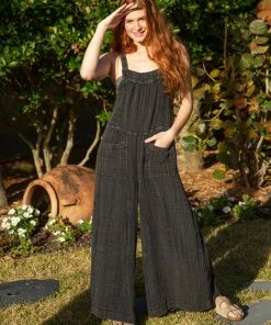 Natural Life NEW & TRENDING Dakota Gauze Overalls