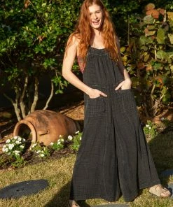 Natural Life NEW & TRENDING Dakota Gauze Overalls
