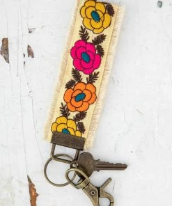 Natural Life Embroidered Key Fob CAR