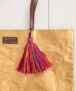 Natural Life Tassel Key Clip