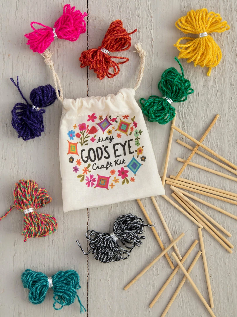 Natural Life Tiny God's Eye Craft Kit FUN & GIFTS 4 Natural Life Tiny God's Eye Craft Kit FUN & GIFTS