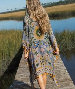 Natural Life NEW & TRENDING Border Kimono 22 Natural Life NEW & TRENDING Border Kimono