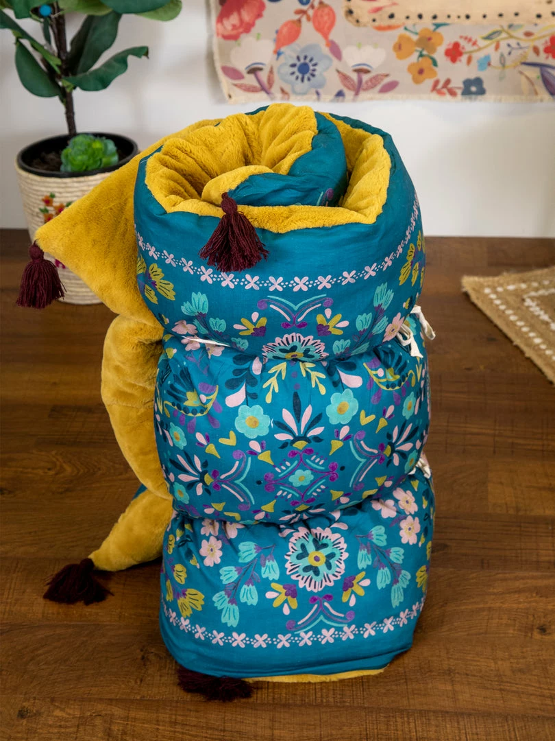 Natural Life Faux Fur Lounge Bed Roll 11 Natural Life Faux Fur Lounge Bed Roll