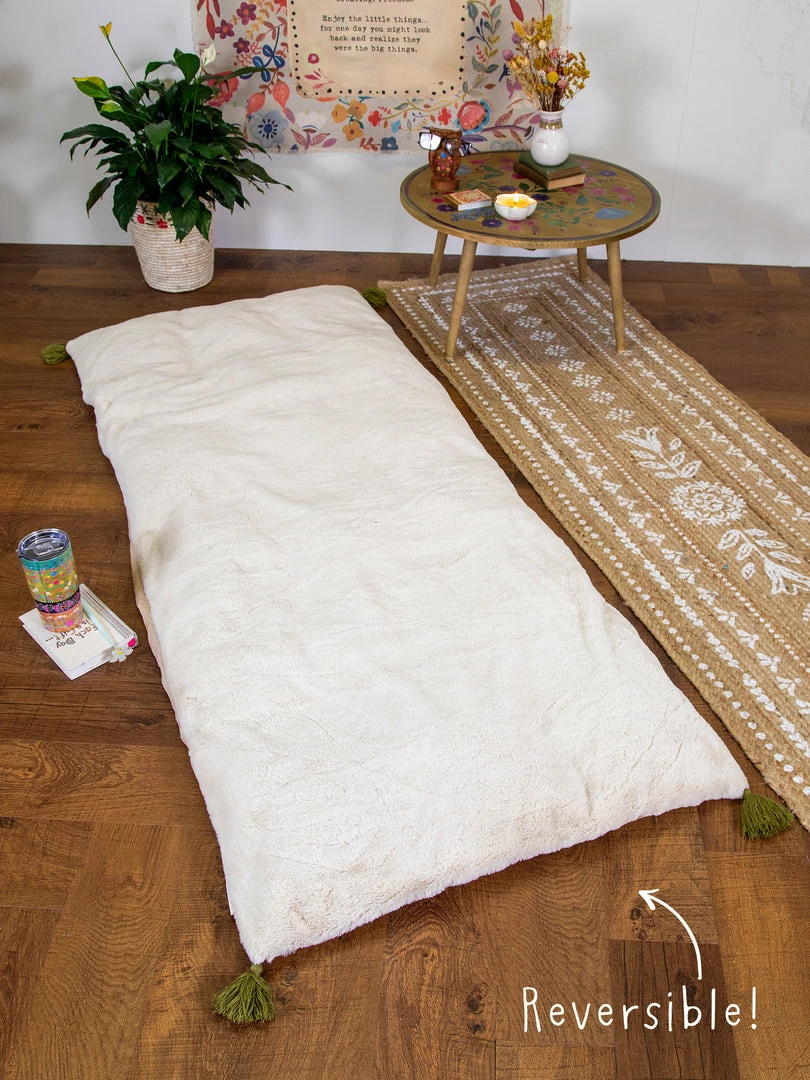 Natural Life Faux Fur Lounge Bed Roll 18 Natural Life Faux Fur Lounge Bed Roll