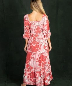 Natural Life CLOTHES Daria Smocked Maxi Dress