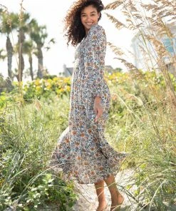 Natural Life CLOTHES Daria Smocked Maxi Dress