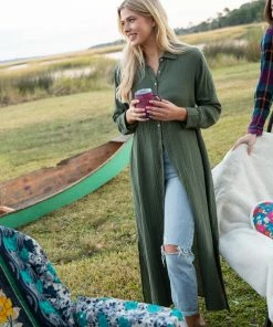 Natural Life Beach & Outdoors The Drew Gauze Shirtdress