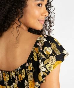 Natural Life NEW & TRENDING Flutter Sleeve Mini Dress