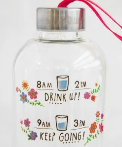 Natural Life Glass Water Bottle