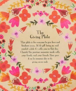 Natural Life HOME & LIVING Set Of 3 Melamine Giving Plates 7 Natural Life HOME & LIVING Set Of 3 Melamine Giving Plates