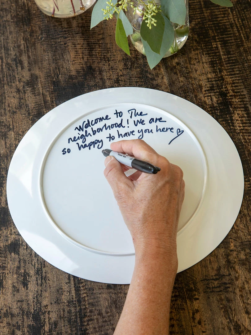 Natural Life HOME & LIVING Set Of 3 Melamine Giving Plates 6 Natural Life HOME & LIVING Set Of 3 Melamine Giving Plates