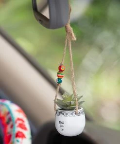 Natural Life Mini Hanging Faux Succulent